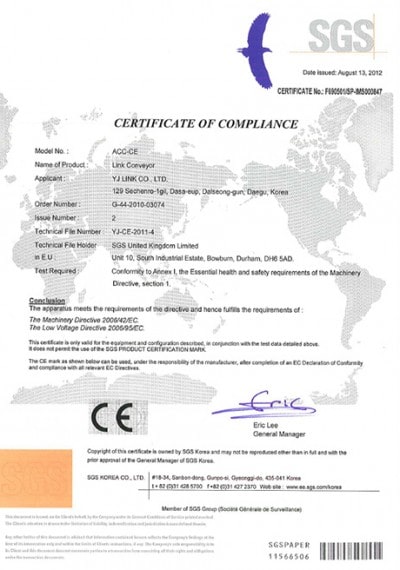 Certificate ACC-CE